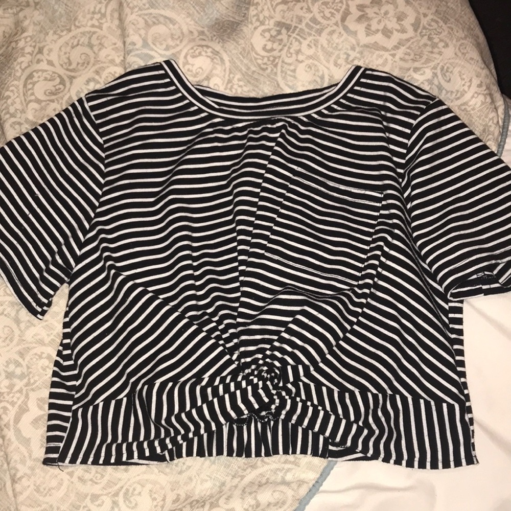 Striped Crop Top